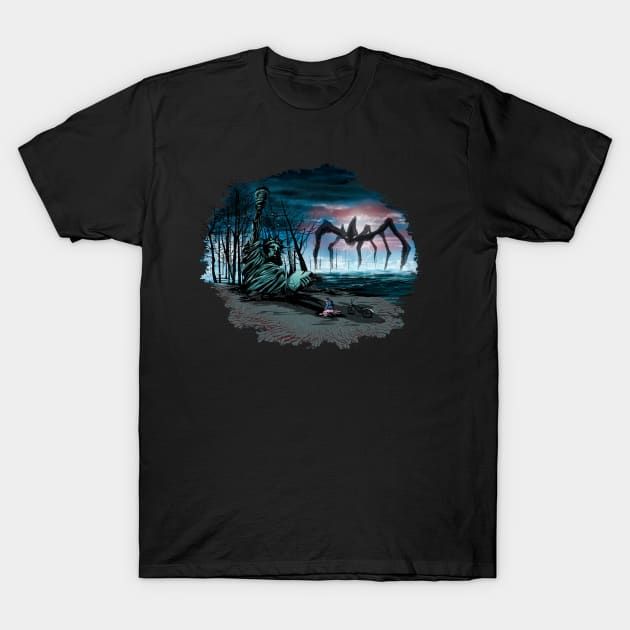 The Planet of the Upside Down T-Shirt by Zascanauta